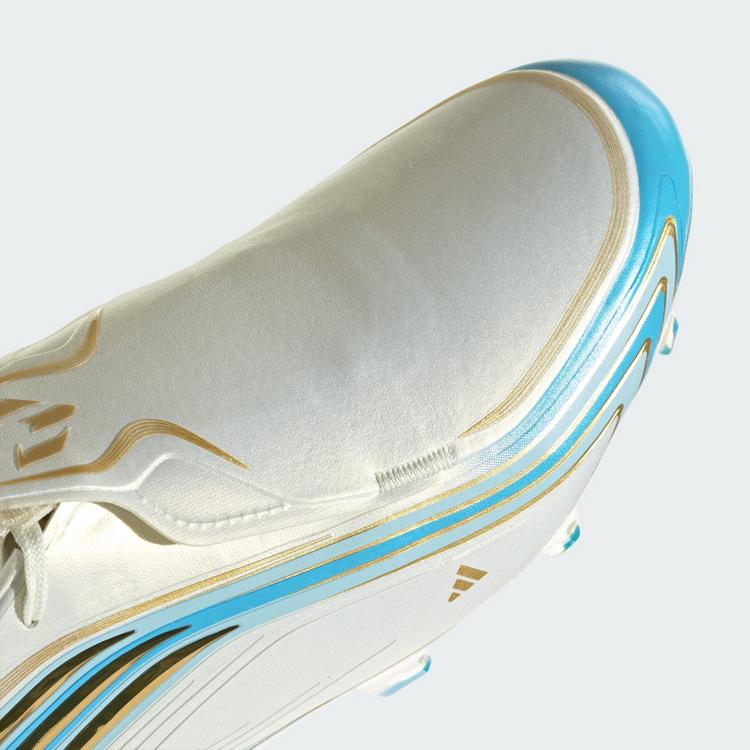 adidas adidas F50 MESSI ELITE Fu&szlig;ballschuh, feste Fu&szlig;ballschuhe - Ivory / Semi Blue Burst / Icey Blue - 6 | SportScheck