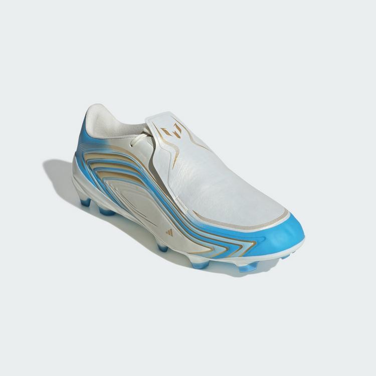 adidas adidas F50 MESSI LEAGUE Fu&szlig;ballschuh, feste Fu&szlig;ballschuhe - Ivory / Semi Blue Burst / Icey Blue - 2 | SportScheck