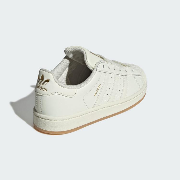 adidas adidas SUPERSTAR MESSI Kids Schuh Fu&szlig;ballschuhe Kinder - Ivory / Ivory / Gold Metallic - 3 | SportScheck