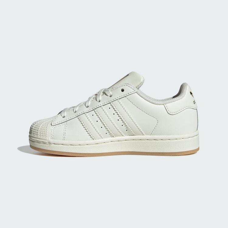 adidas adidas SUPERSTAR MESSI Kids Schuh Fu&szlig;ballschuhe Kinder - Ivory / Ivory / Gold Metallic - 4 | SportScheck