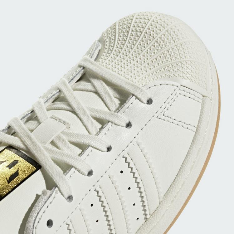adidas adidas SUPERSTAR MESSI Kids Schuh Fu&szlig;ballschuhe Kinder - Ivory / Ivory / Gold Metallic - 5 | SportScheck