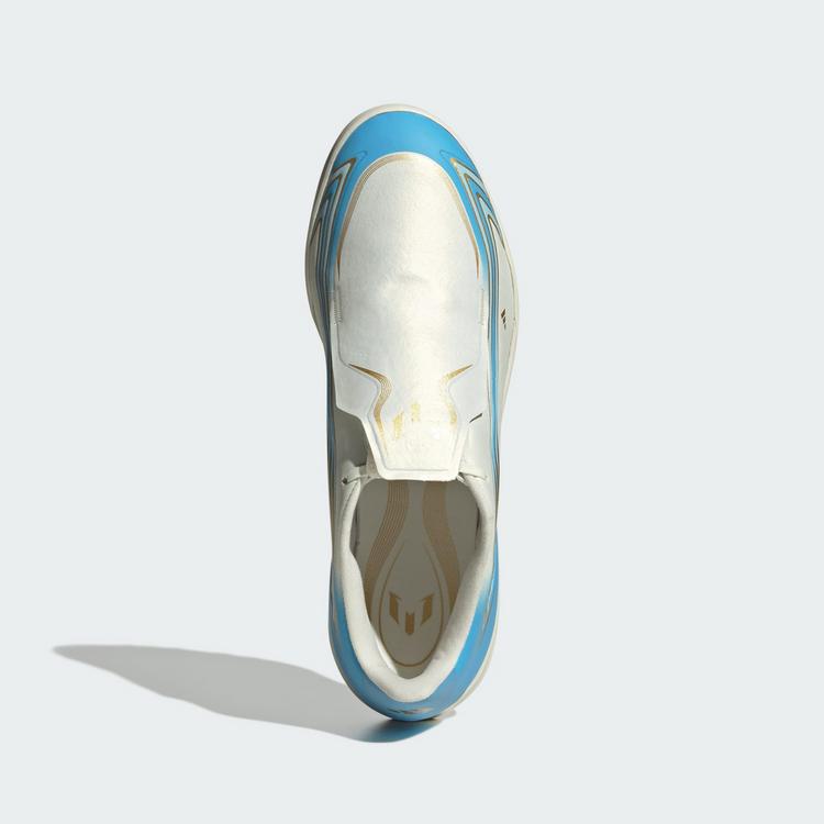 adidas adidas F50 MESSI LEAGUE Fu&szlig;ballschuh, Fu&szlig;ballschuhe - Ivory / Semi Blue Burst / Icey Blue - 0 | SportScheck