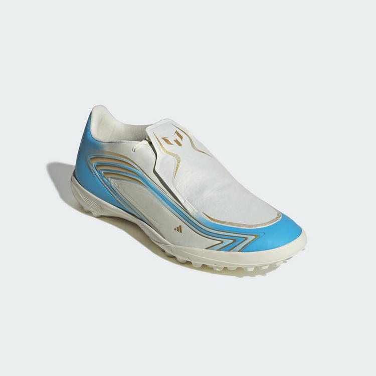 adidas adidas F50 MESSI LEAGUE Fu&szlig;ballschuh, Fu&szlig;ballschuhe - Ivory / Semi Blue Burst / Icey Blue - 2 | SportScheck