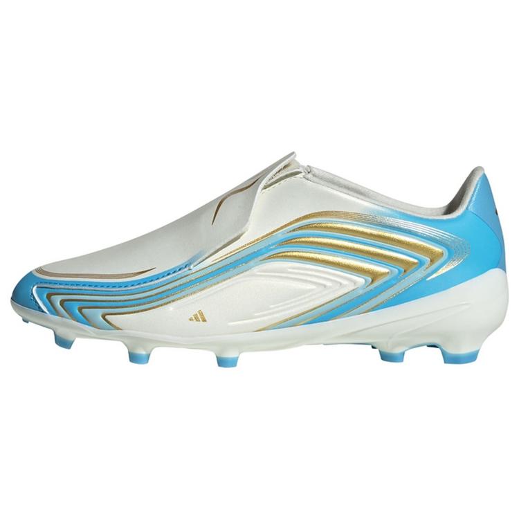 adidas adidas F50 MESSI LEAGUE Kids Fu&szlig;ballschuh, Fu&szlig;ballschuhe Kinder - Ivory / Semi Blue Burst / Icey Blue - 0 | SportScheck