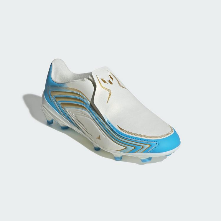 adidas adidas F50 MESSI LEAGUE Kids Fu&szlig;ballschuh, Fu&szlig;ballschuhe Kinder - Ivory / Semi Blue Burst / Icey Blue - 2 | SportScheck