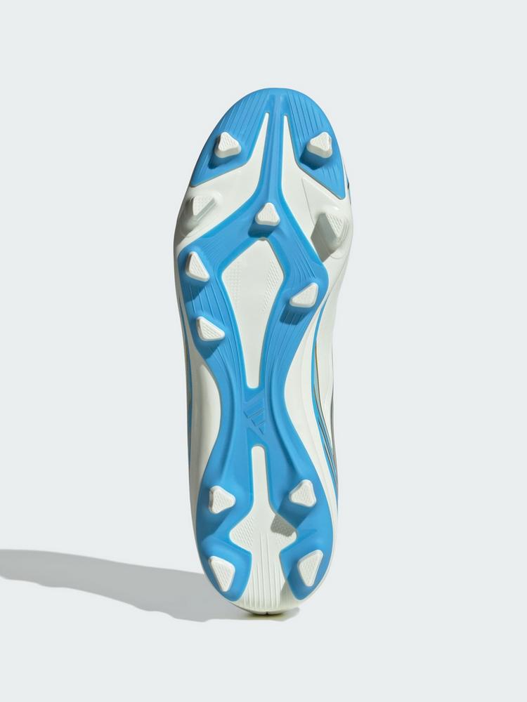 adidas adidas F50 MESSI CLUB Fu&szlig;ballschuh, Firm Fu&szlig;ballschuhe - Ivory / Semi Blue Burst / Icey Blue - 1 | SportScheck
