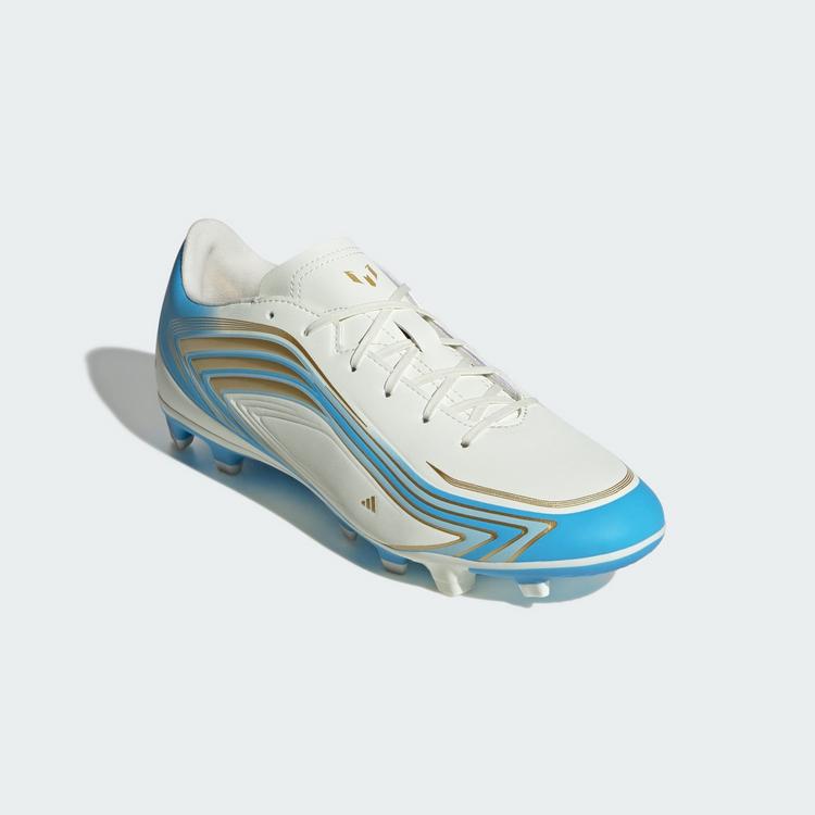 adidas adidas F50 MESSI CLUB Fu&szlig;ballschuh, Firm Fu&szlig;ballschuhe - Ivory / Semi Blue Burst / Icey Blue - 2 | SportScheck