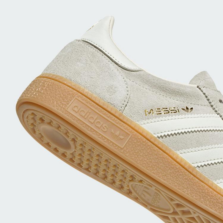 adidas adidas HANDBALL SPEZIAL MESSI Schuh Fu&szlig;ballschuhe - Ivory / Ivory / Gold Metallic - 5 | SportScheck