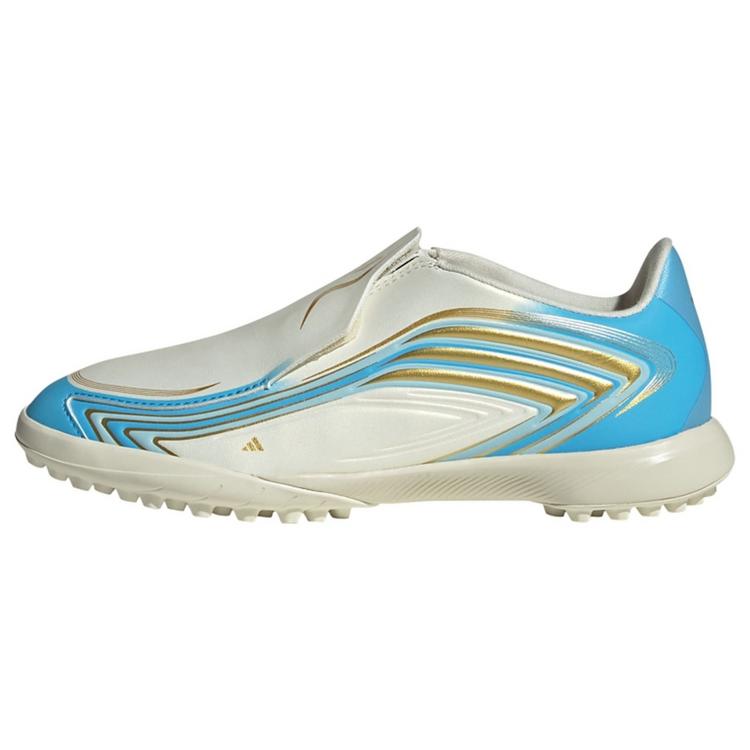 adidas adidas F50 MESSI LEAGUE Kids TF Fu&szlig;ballschuh, Fu&szlig;ballschuhe Kinder - Ivory / Semi Blue Burst / Icey Blue - 0 | SportScheck