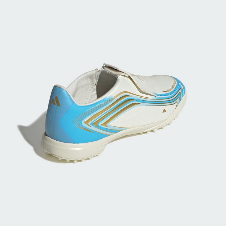 adidas adidas F50 MESSI LEAGUE Kids TF Fu&szlig;ballschuh, Fu&szlig;ballschuhe Kinder - Ivory / Semi Blue Burst / Icey Blue - 3 | SportScheck