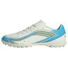 adidas F50 MESSI CLUB Fu&szlig;ballschuh, Kunstrasen Fu&szlig;ballschuhe - Ivory / Semi Blue Burst / Icey Blue