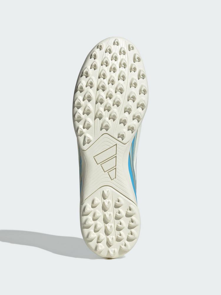 adidas adidas F50 MESSI CLUB Fu&szlig;ballschuh, Kunstrasen Fu&szlig;ballschuhe - Ivory / Semi Blue Burst / Icey Blue - 1 | SportScheck