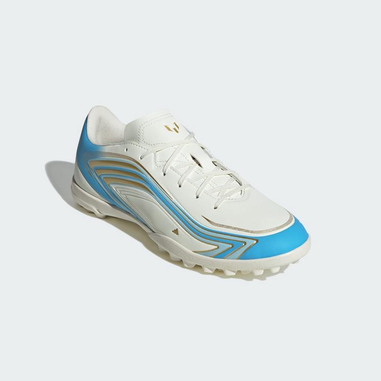 adidas adidas F50 MESSI CLUB Fu&szlig;ballschuh, Kunstrasen Fu&szlig;ballschuhe - Ivory / Semi Blue Burst / Icey Blue - 2 | SportScheck