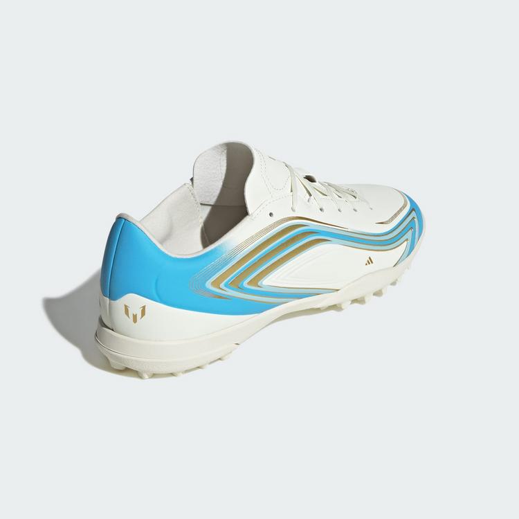 adidas adidas F50 MESSI CLUB Fu&szlig;ballschuh, Kunstrasen Fu&szlig;ballschuhe - Ivory / Semi Blue Burst / Icey Blue - 3 | SportScheck