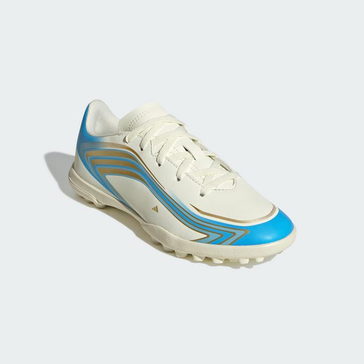 adidas adidas F50 MESSI CLUB Kids TF Fu&szlig;ballschuh Fu&szlig;ballschuhe Kinder - Ivory / Semi Blue Burst / Icey Blue - 2 | SportScheck