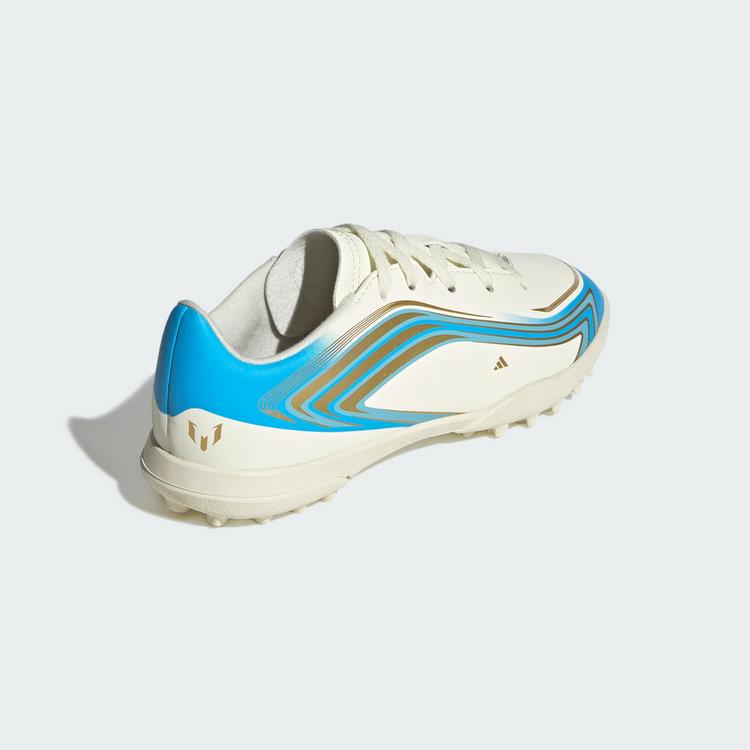 adidas adidas F50 MESSI CLUB Kids TF Fu&szlig;ballschuh Fu&szlig;ballschuhe Kinder - Ivory / Semi Blue Burst / Icey Blue - 3 | SportScheck