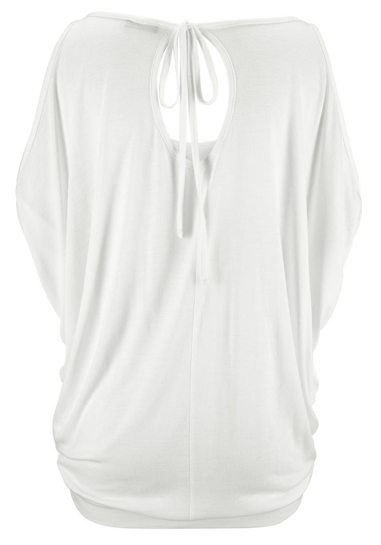 Lascana Lascana Strandshirt T-Shirt Damen - creme - 0 | SportScheck