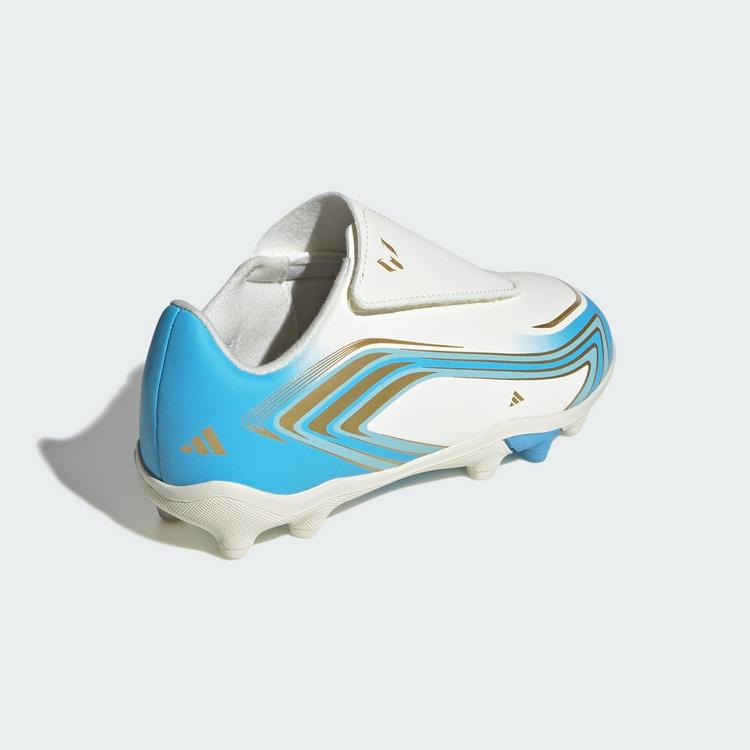 adidas adidas F50 MESSI CLUB Kids Fu&szlig;ballschuh, Fu&szlig;ballschuhe Kinder - Ivory / Semi Blue Burst / Icey Blue - 3 | SportScheck