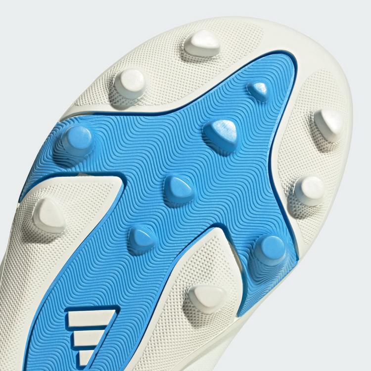 adidas adidas F50 MESSI CLUB Kids Fu&szlig;ballschuh, Fu&szlig;ballschuhe Kinder - Ivory / Semi Blue Burst / Icey Blue - 6 | SportScheck