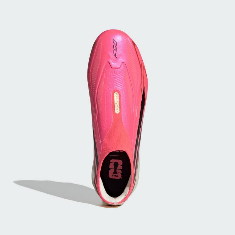 adidas adidas F50 HYPERFAST ELITE Kids FG Fu&szlig;ballschuhe Kinder - Solar Turbo / Core Black / Gold Metallic - 0 | SportScheck