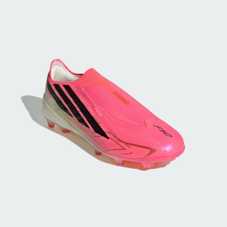 adidas adidas F50 HYPERFAST ELITE Kids FG Fu&szlig;ballschuhe Kinder - Solar Turbo / Core Black / Gold Metallic - 2 | SportScheck