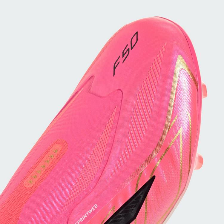 adidas adidas F50 HYPERFAST ELITE Kids FG Fu&szlig;ballschuhe Kinder - Solar Turbo / Core Black / Gold Metallic - 5 | SportScheck