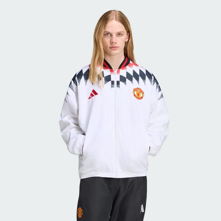 adidas adidas Manchester United Stadium Trainingsjacke Trainingsjacke Herren - White - 0 | SportScheck