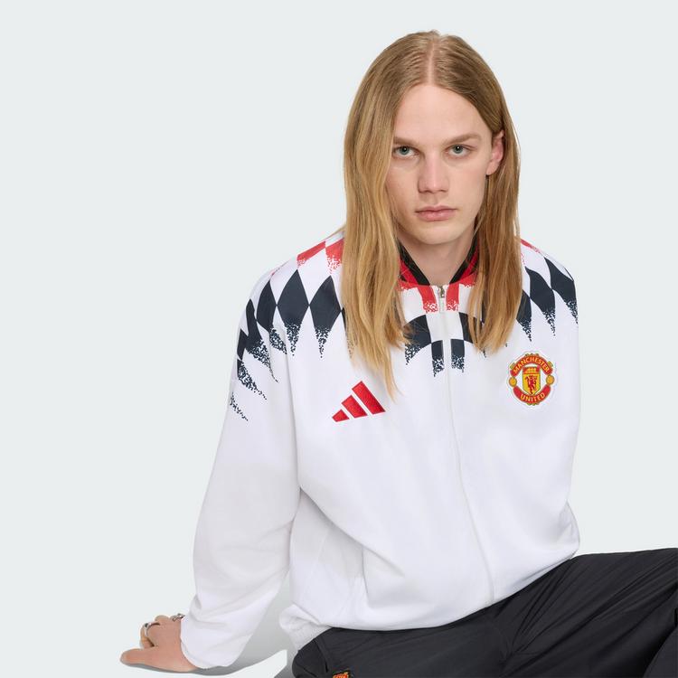 adidas adidas Manchester United Stadium Trainingsjacke Trainingsjacke Herren - White - 0 | SportScheck