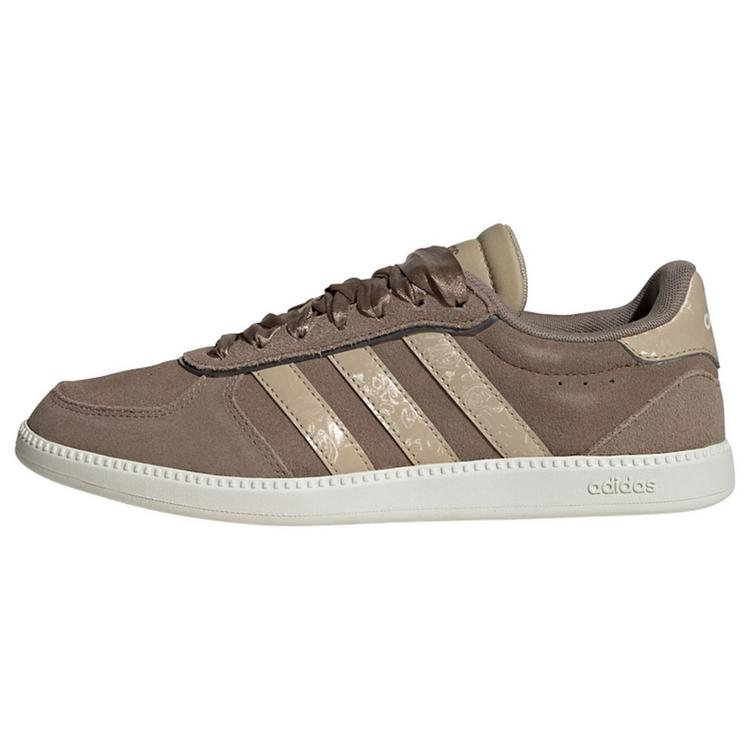 adidas adidas BREAKNET SLEEK SCHUH Sneaker Damen - Khaki Six / Gold Rw / Off White - 0 | SportScheck