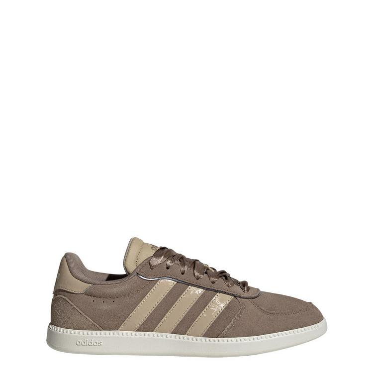 adidas adidas BREAKNET SLEEK SCHUH Sneaker Damen - Khaki Six / Gold Rw / Off White - 0 | SportScheck