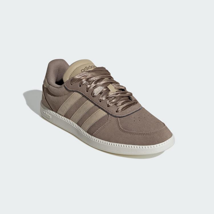 adidas adidas BREAKNET SLEEK SCHUH Sneaker Damen - Khaki Six / Gold Rw / Off White - 3 | SportScheck
