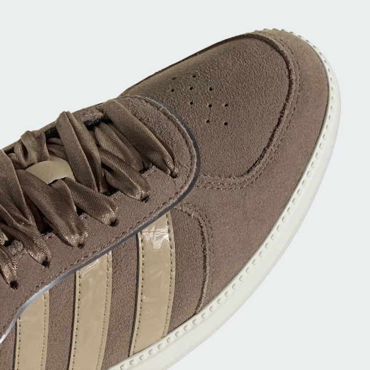 adidas adidas BREAKNET SLEEK SCHUH Sneaker Damen - Khaki Six / Gold Rw / Off White - 7 | SportScheck