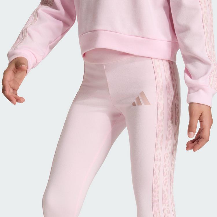 adidas adidas SET, LEGGINGS, ANIMALPRINT Trainingsanzug Kinder - Clear Pink / Multicolor / Dual Lilac - 1 | SportScheck
