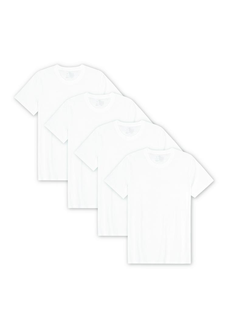 DANISH ENDURANCE DANISH ENDURANCE Basic Crew Neck T-Shirt Herren - wei&szlig; - 0 | SportScheck