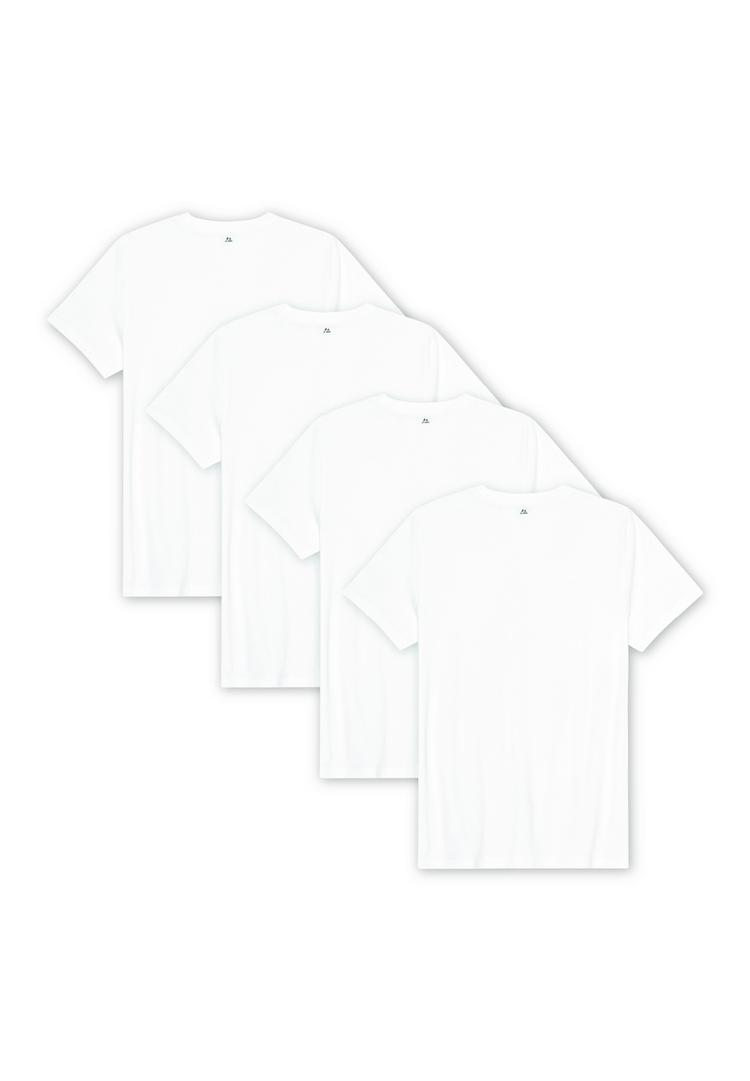DANISH ENDURANCE DANISH ENDURANCE Basic Crew Neck T-Shirt Herren - wei&szlig; - 0 | SportScheck
