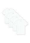 DANISH ENDURANCE Basic V-Neck T-Shirt Herren - wei&szlig;