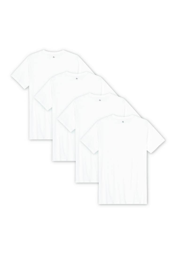DANISH ENDURANCE DANISH ENDURANCE Basic V-Neck T-Shirt Herren - wei&szlig; - 0 | SportScheck