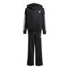 adidas Fleece Trainingsanzug mit Kapuze Kinder Hoodie Kinder - Black / White