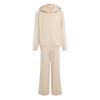 adidas Fleece Trainingsanzug mit Kapuze Kinder Hoodie Kinder - Crystal Linen / White
