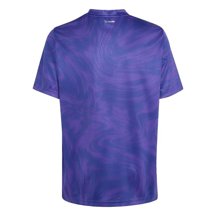 adidas adidas SPORT ICONS ALLOVER GRAFIK T-SHIRT T-Shirt Kinder - Pure Purple / Dark Blue / Solar Purple - 0 | SportScheck