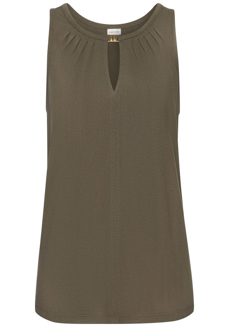 Lascana Lascana Tanktop Tanktop Damen - taupe - 0 | SportScheck