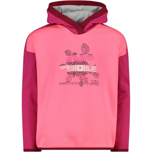 CMP SWEAT FIX HOOD STRIPES STRETCH PERFORM Langarmshirt Kinder