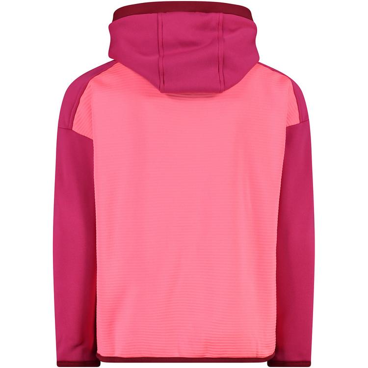 CMP CMP SWEAT FIX HOOD STRIPES STRETCH PERFORM Langarmshirt Kinder - Wei&szlig; - 0 | SportScheck