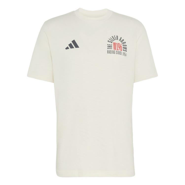 adidas adidas MERCEDES - AMG PETRONAS FORMULA 1 TEAM Printshirt Herren - Off White / Granite - 0 | SportScheck