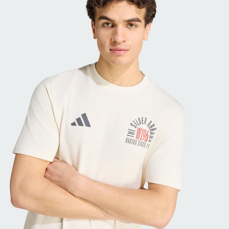 adidas adidas MERCEDES - AMG PETRONAS FORMULA 1 TEAM Printshirt Herren - Off White / Granite - 0 | SportScheck