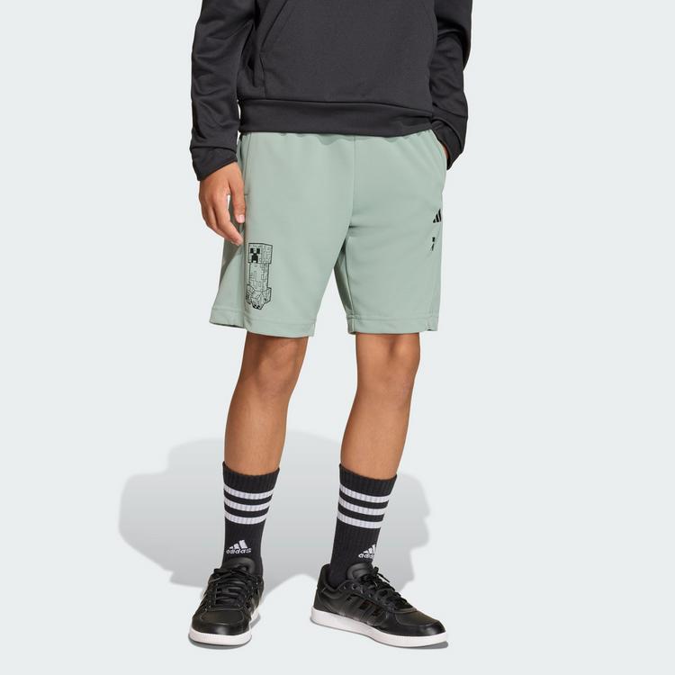 adidas adidas ADIDAS MINECRAFT TRAININGSSHORTS Funktionsshorts Kinder - Silver Green - 0 | SportScheck