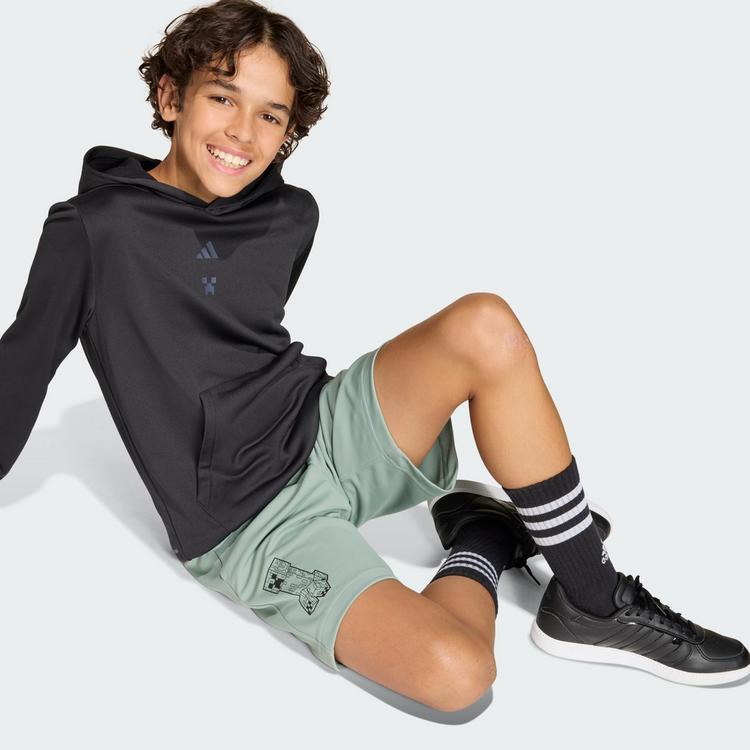 adidas adidas ADIDAS MINECRAFT TRAININGSSHORTS Funktionsshorts Kinder - Silver Green - 0 | SportScheck