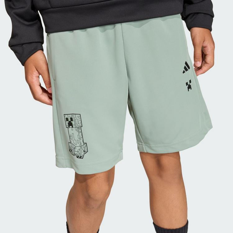 adidas adidas ADIDAS MINECRAFT TRAININGSSHORTS Funktionsshorts Kinder - Silver Green - 1 | SportScheck