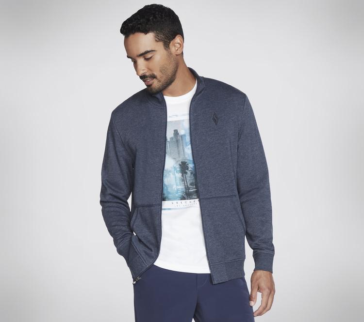 Skechers Skechers THE HOODLESS HOODIE GOWALK JACKET Hoodie Herren - Dunkelblau - 0 | SportScheck