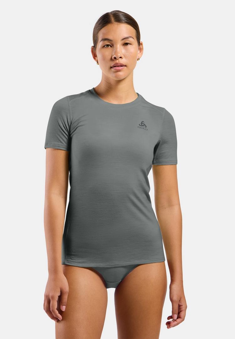 Odlo Odlo Merino 160 Base Layer T-Shirt Funktionsshirt Damen - odlo steel grey melange(10183) - 0 | SportScheck